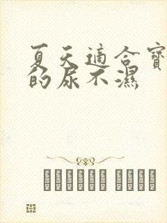 夏天适合宝宝用的尿不湿