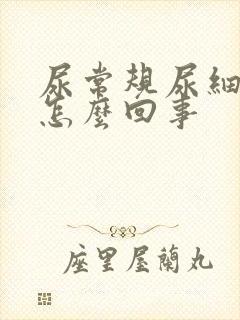 尿常规尿细菌高怎么回事