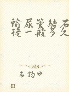 输尿管结石打碎后一般多久排出体外