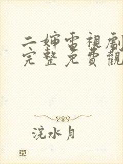 二婶电视剧全集完整免费观看高清