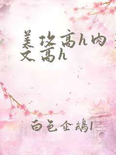 美攻高h肉多荤文高h