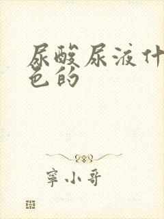 尿酸尿液什么颜色的