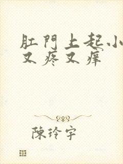 肛门上起小疙瘩又疼又痒