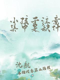 小孩子注意力不集中是缺什么维生素?