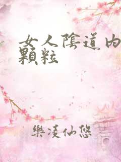 女人阴道内部长颗粒