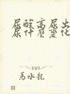 尿酸高尿出来的尿什么变化