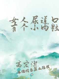 女人尿道口旁边有个小肉粒