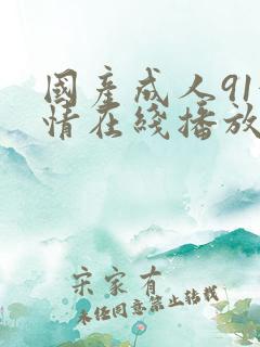 国产成人91激情在线播放