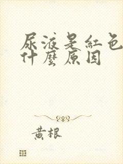 尿液是红色的是什么原因