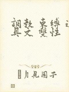 调教 束缚 道具文 双性