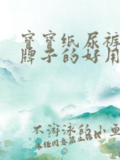 宝宝纸尿裤什么牌子的好用