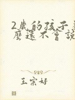 2岁的孩子为什么还不会说话