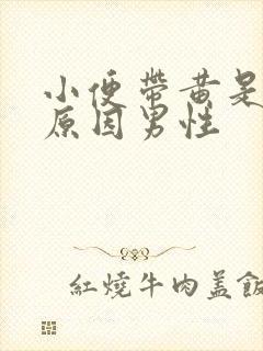 小便带黄是什么原因男性