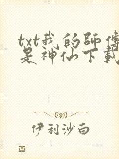 txt我的师傅是神仙下载