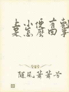 上小便有刺痛感是怎么回事