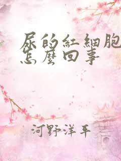 尿的红细胞高是怎么回事