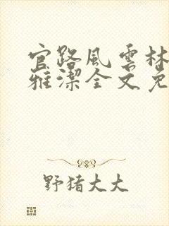 官路风云林海乔雅洁全文免费阅读