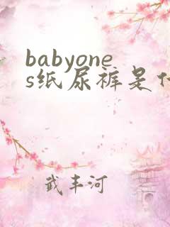 babyones纸尿裤是什么牌子