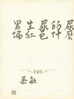 男生尿的尿有点偏红色什么原因