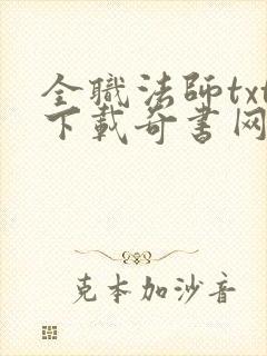 全职法师txt下载奇书网