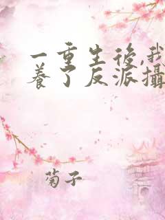 一重生后,我娇养了反派摄政王