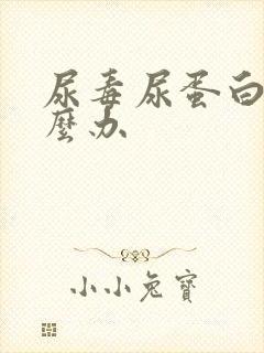 尿毒尿蛋白加怎么办