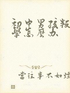 初中男孩叛逆厌学怎么办