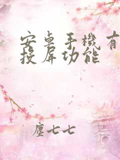 安卓手机有没有投屏功能