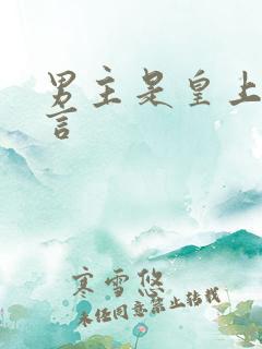 男主是皇上的古言