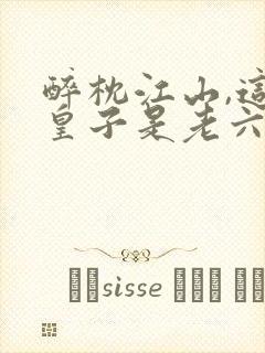 醉枕江山,这个皇子是老六短剧