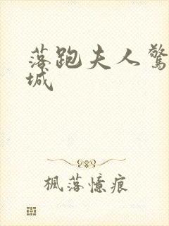 落跑夫人惊艳全城