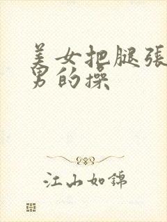 美女把腿张开让男的操