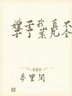 嫂子我真不是傻子了叶凡全文免费读