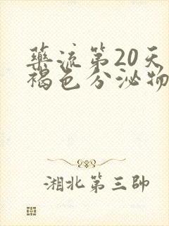 药流第20天有褐色分泌物正常吗