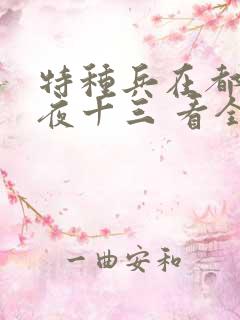 特种兵在都市 夜十三 看全文