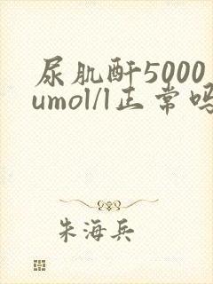 尿肌酐5000umol/l正常吗