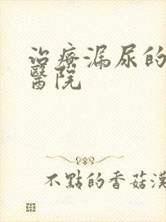 治疗漏尿的较好医院