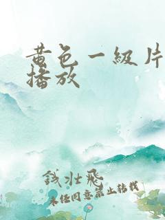 黄色一级片视频播放