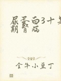 尿蛋白3十是几期肾病