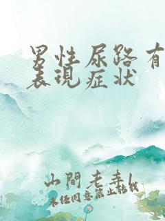 男性尿路有感染表现症状