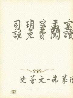 司玥宁孟宴臣小说免费阅读