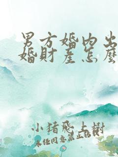 男方婚内出轨离婚财产怎么分割