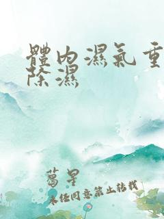 体内湿气重如何除湿