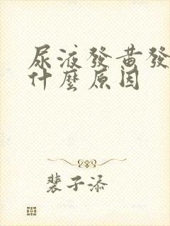 尿液发黄发稠是什么原因