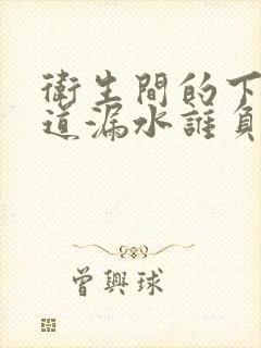 卫生间的下水管道漏水谁负责