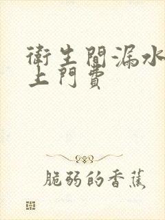 卫生间漏水维修上门费