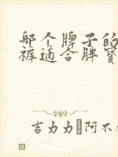 哪个牌子的纸尿裤适合胖宝宝