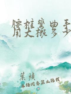 腰椎弯曲手术费用大概多少钱