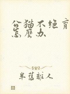 公猫不绝育乱尿怎么办