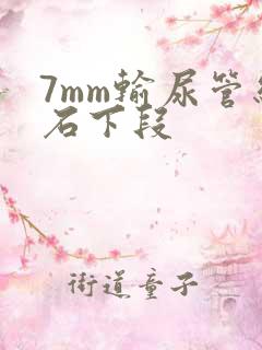 7mm输尿管结石下段